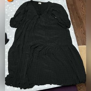 Black long Wilfred “The Whimsy” Dress